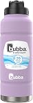 bubba Trailblazer Stainless Steel Water Bottle with Push Button Lid, 40 oz (1.18 L), Vacuum-Insulated, Rubberized Licorice