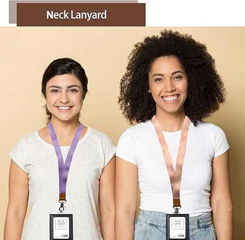 Miniatura 5 de PAKASEBOXES Correa de muñeca para llaves, cordón para el cuello para credencial de identificación, llavero de pulsera con llavero para profesores,