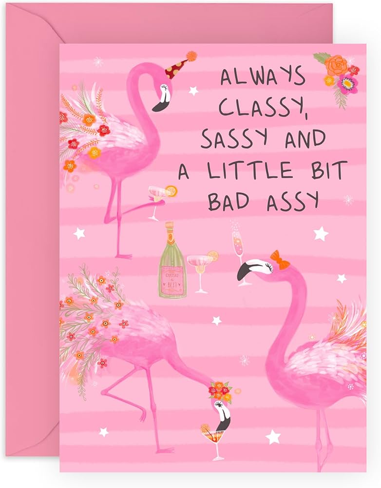 central-23-birthday-cards-for-female-friends-classy-sassy-and-a-little-bit-bad-assy-pink for Free Printable Flamingo Birthday Cards CENTRAL 23 Birthday Cards for Female Friends - Classy, Sassy and A Little Bit Bad Assy - Pink for Free Printable Flamingo Birthday Cards