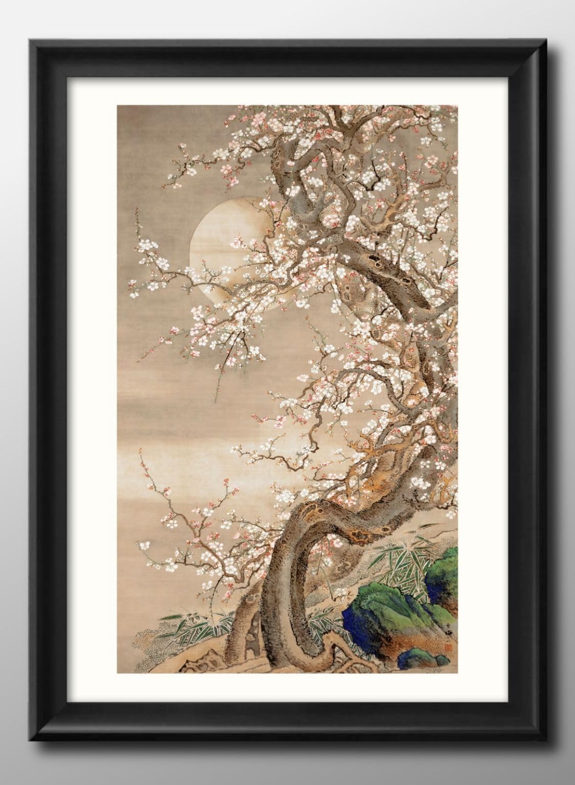 Amazon.co.jp: 宋紫山 日本画 A3 サイズ おしゃれ 絵画 インテリア