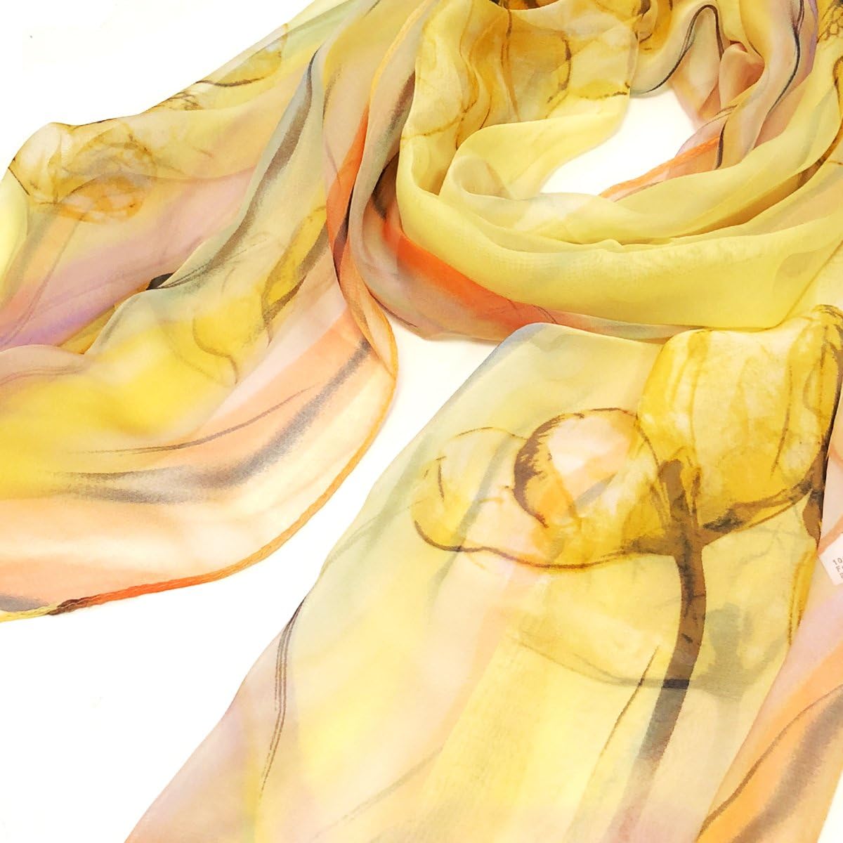 Wrapables® Lightweight Sheer Silky Feeling Chiffon Scarf