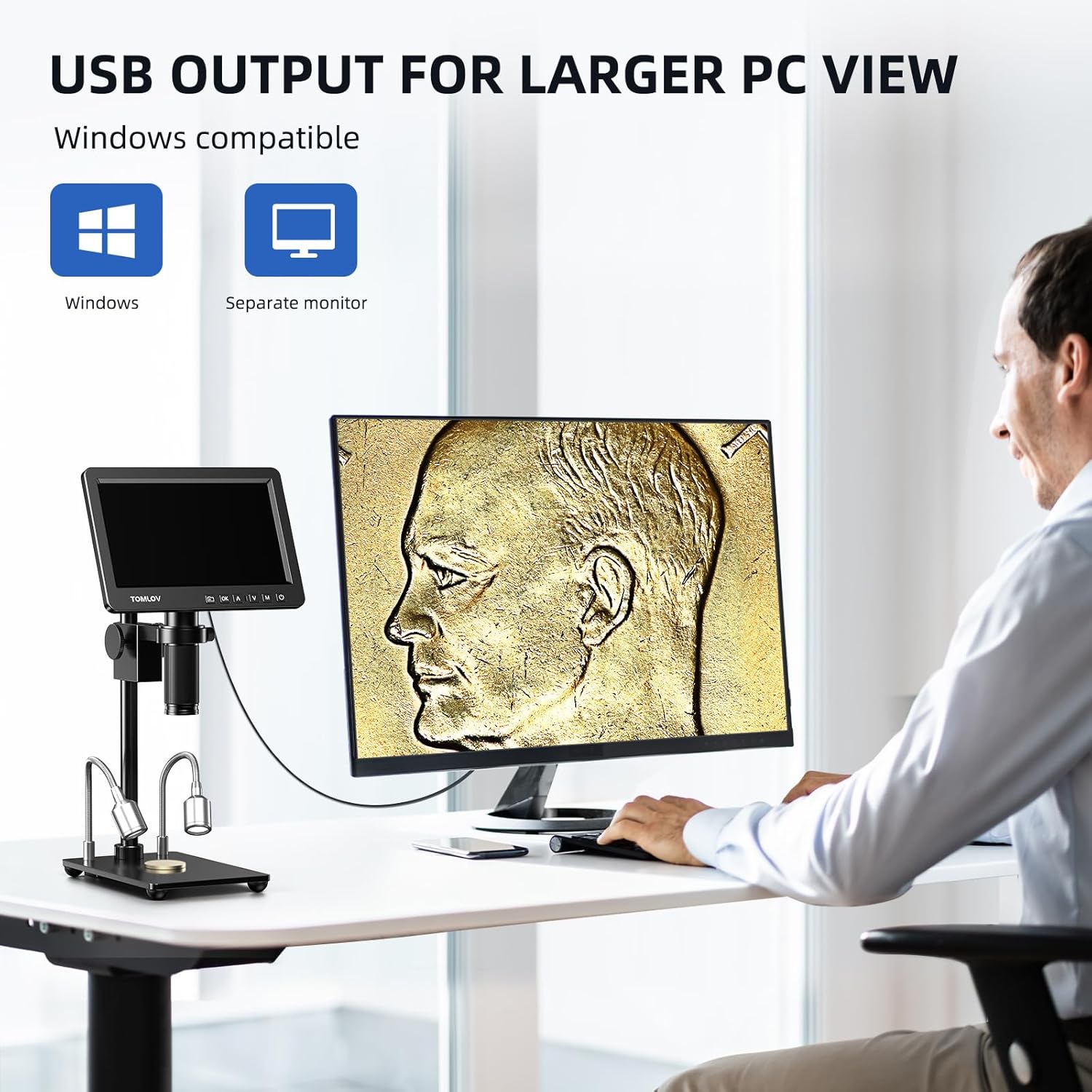 Microscope trinocular compatibility