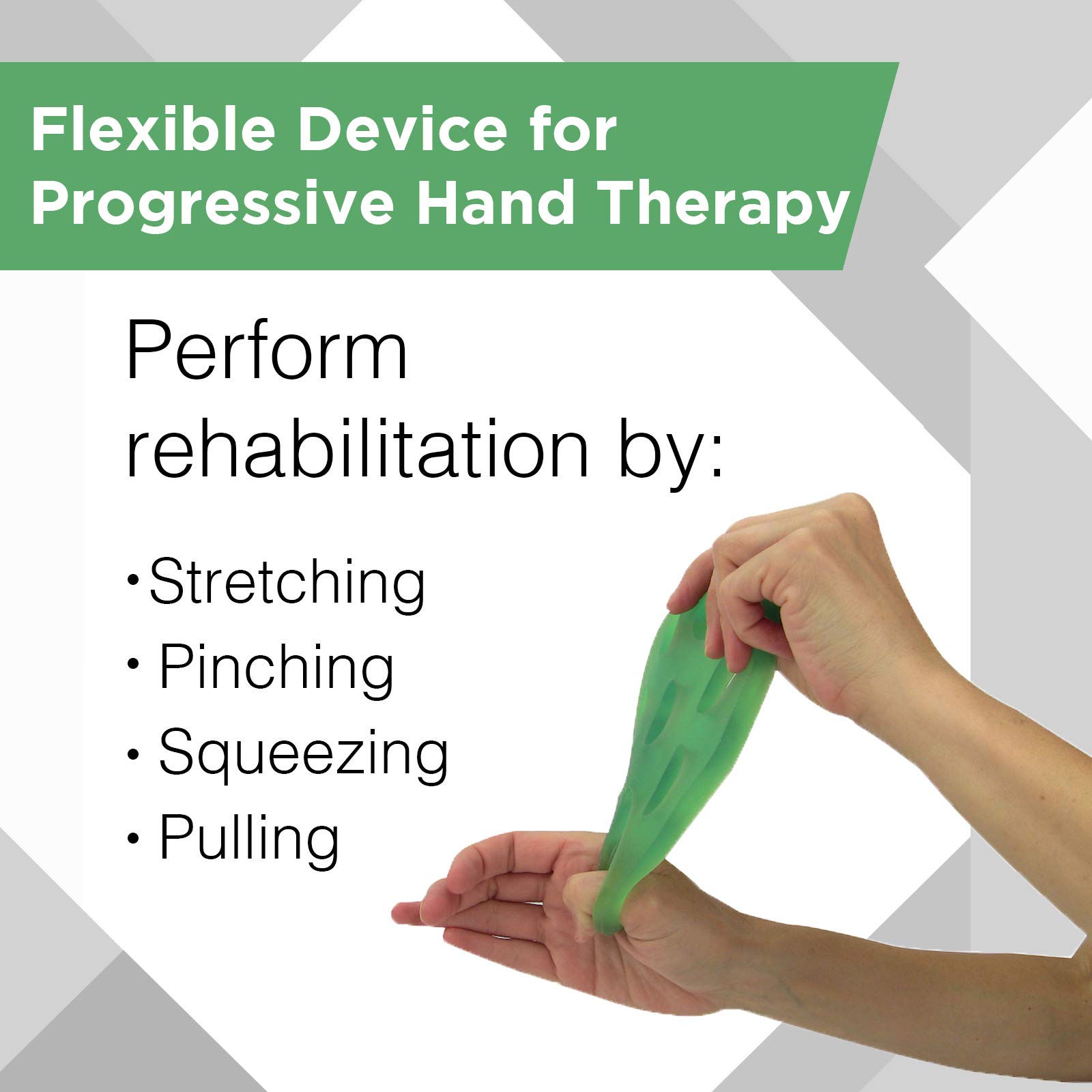 TheraBand mano Xtrainer, non-latex mano ginnico per Progressive mano terapia, rafforzare dita, mani e avambracci, grip Trainer e rinforzante, aiuta ad alleviare dolori articolari, assortiti resistenza