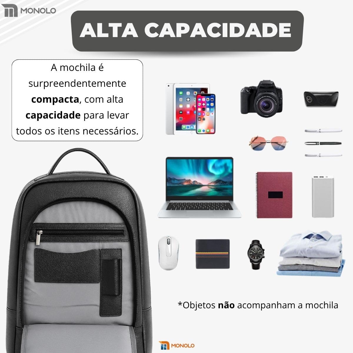 Mochila Masculina Couro Legítimo Notebook até 15.6 Polegadas Executiva Slim Premium Luxo MONOLO em promoção! Veja a oferta e mais achadinhos de Mochilas & Pastas Masculinas 3 Hoje é o melhor dia para comprar Mochila Masculina Couro Legítimo Notebook até 15.6 Polegadas Executiva Slim Premium Luxo MONOLO com aquele preço maroto! Promoção! Aproveite a oferta! 3