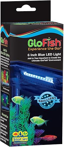 GloFish 29013, luz LED para acuario, 6 pulgadas, color azul