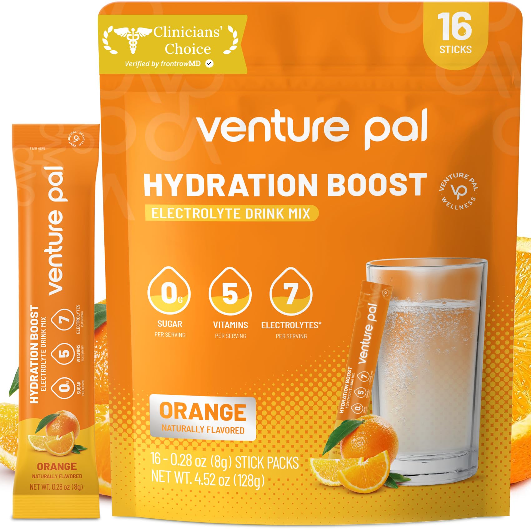 Venture Pal Sugar Free Electrolyte Powder, Liquid Daily IV Hydration Packet — Amazon image 12