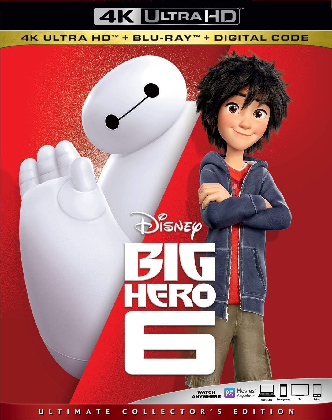 Big Hero 6 (2014) - Ultimate Collector's Edition (4K UHD + Blu-ray) (2-Disc) (Uncut | Region Free 4K Ultra HD / Blu-ray | US Import)