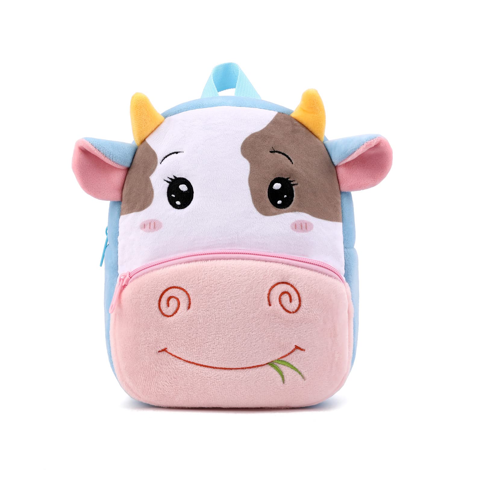 BEFUNIRISE Cows Blue Toddler Backpack
