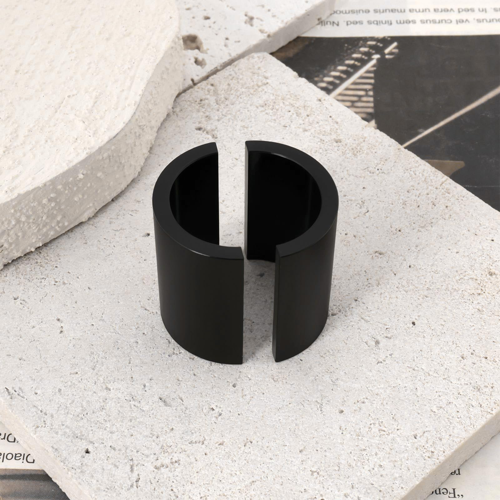 1 Paio Di Riduttori Per Manubrio Da 1 1/8 Pollici 28 mm A 7/8 Pollici 22 mm Per Pit Bike Per Cambiare Da Fatbar A Distanziali Per Manubrio Da 7/8 Pollici Morsetti Di Conversione Neri