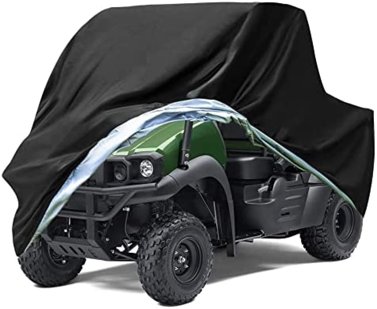 2024 ATV Cover Waterdichte Hoes Quad ATV 4 Wheeler All Weather Outd Uv Bescherming Off Road Voertuig Cover Le Noir Xl 210 120 102cm