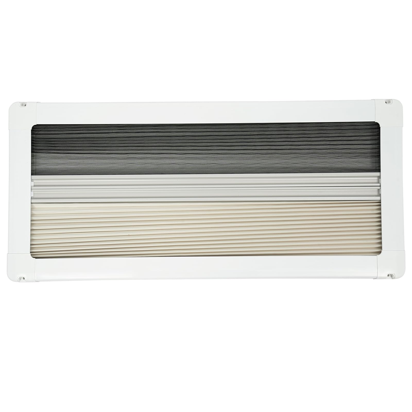 Wohnmobil Ausstellfenster 70x30cm Aluminium mit Fliegengitter, Sonnenschutz