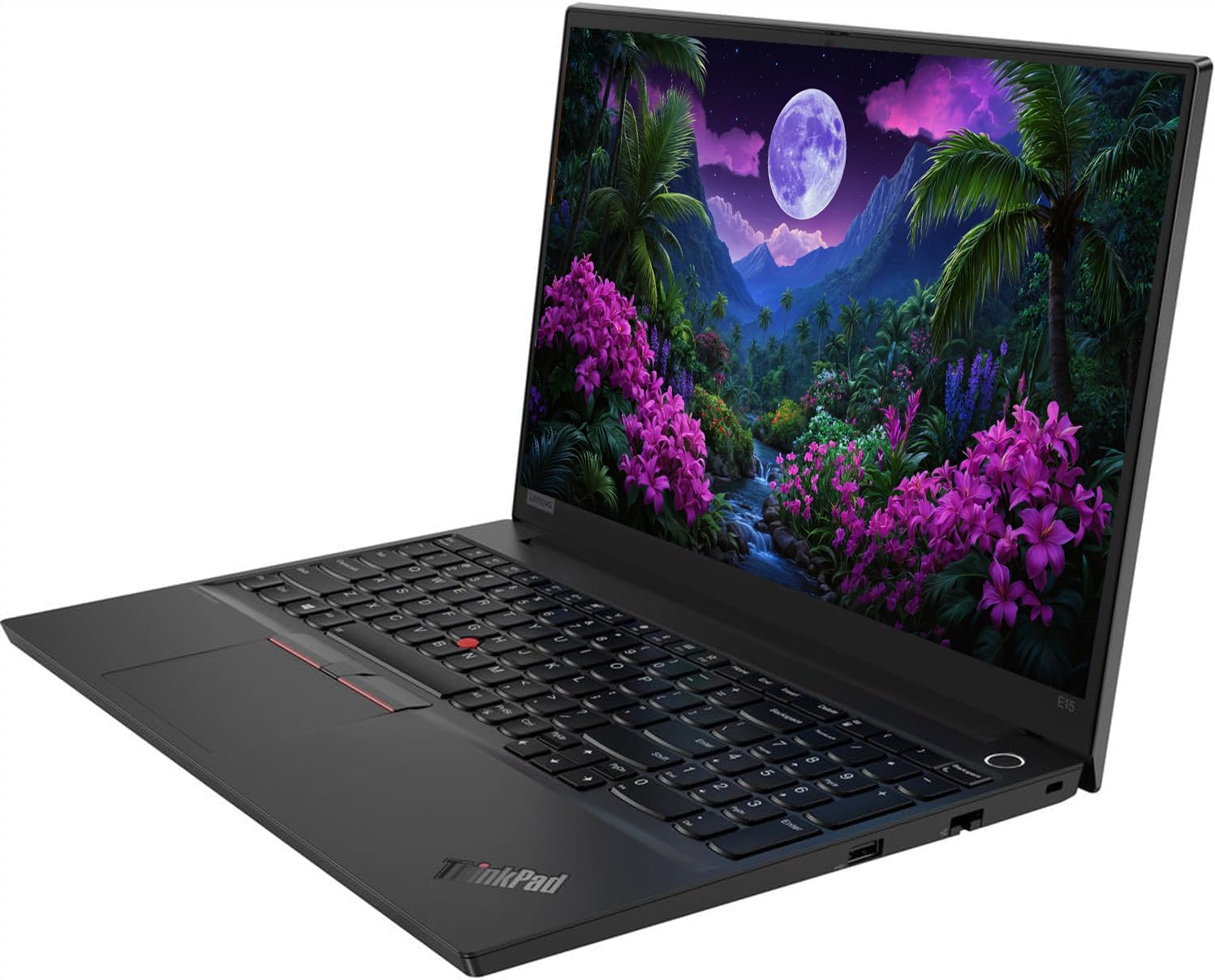Lenovo Thinkpad E15 Gen 1 Laptop Business, 15,6 pollici FHD (1920 x 1080), Intel Core i5-10210U, 16 GB RAM, SSD da 256 GB, tastiera giapponese (QWERTY), Windows 11 Pro (ricondizionato)