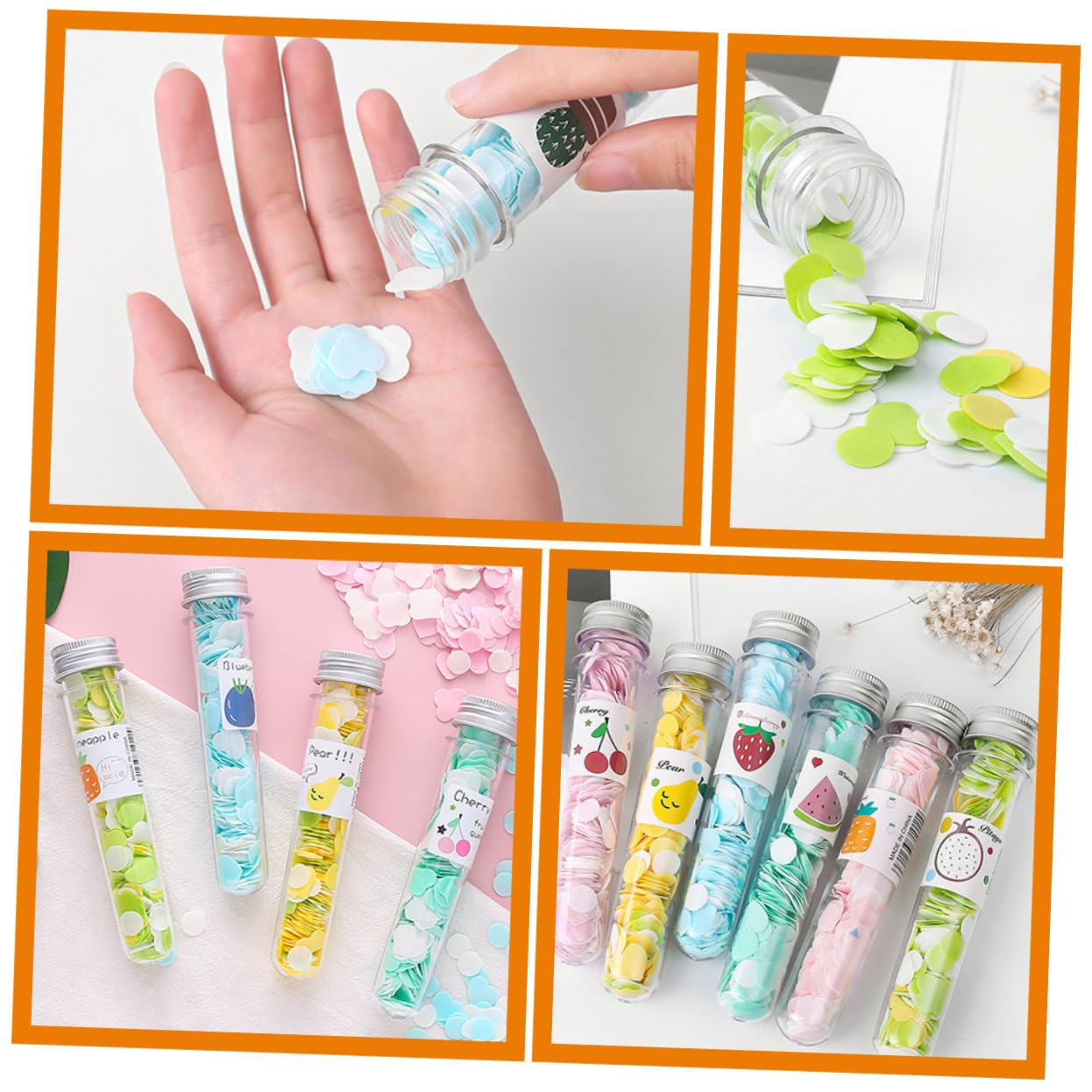 Kisangel Pastiglie di Sapone Portatili Viaggio Carta Sapone Portatile Le Strisce di Sapone viaggiano fette di Sapone da Esterno Sapone da Campeggio Portatile