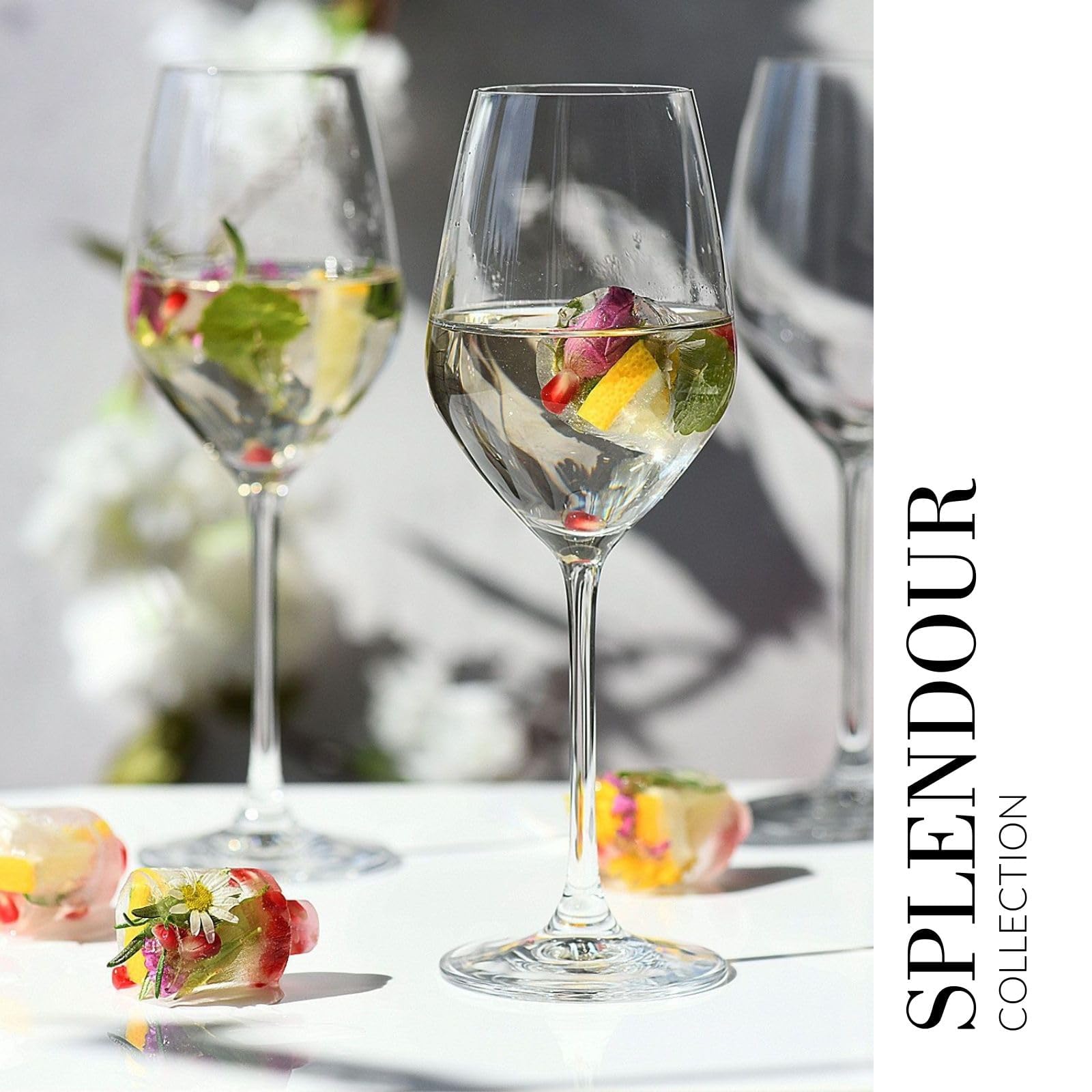 Krosno Bicchieri da Acqua e Vino Bianco, Set di 12, 6 x 430 ml e 6 x 340 ml