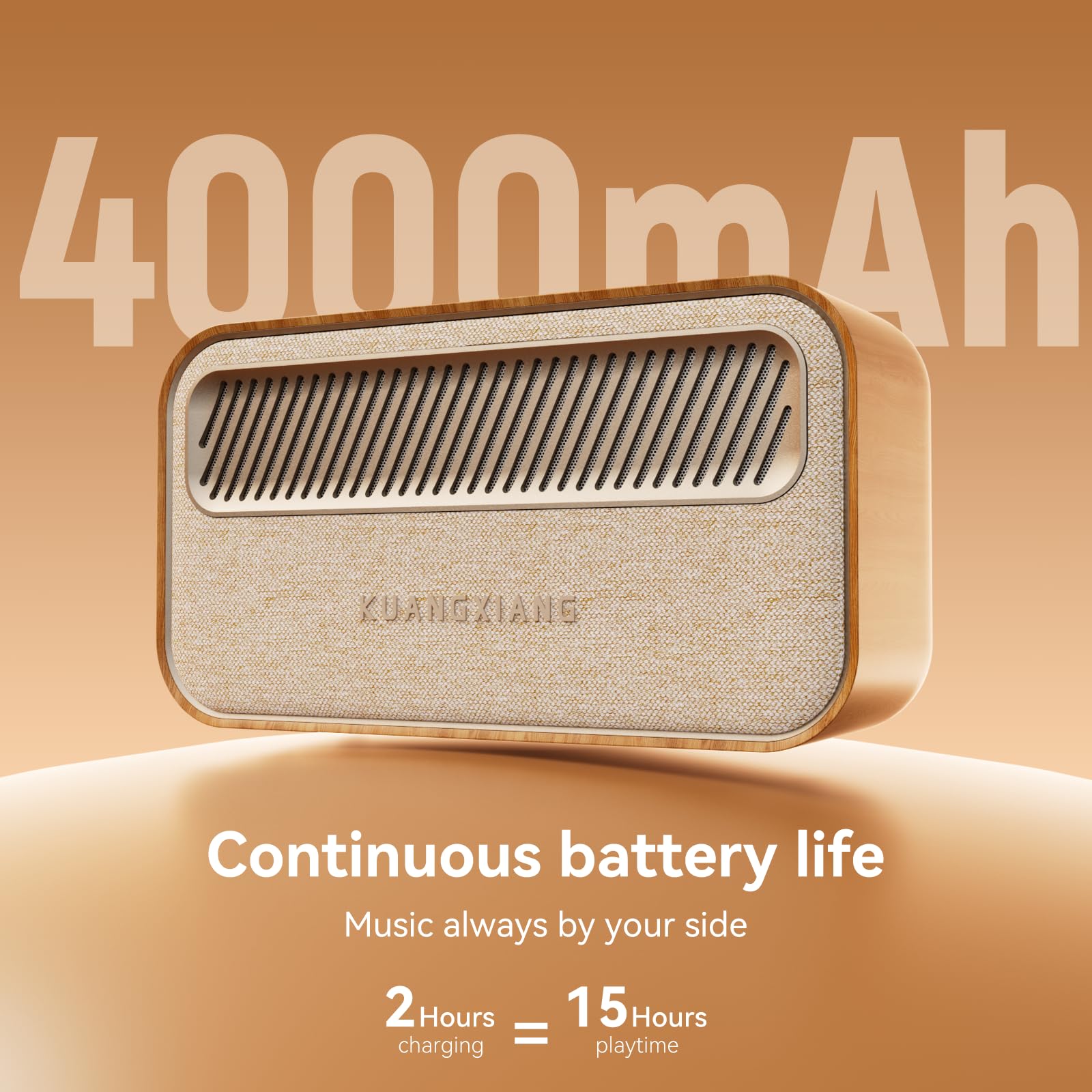 Retro Enceinte Bluetooth 5.3, 45W Enceinte Bluetooth Puissante