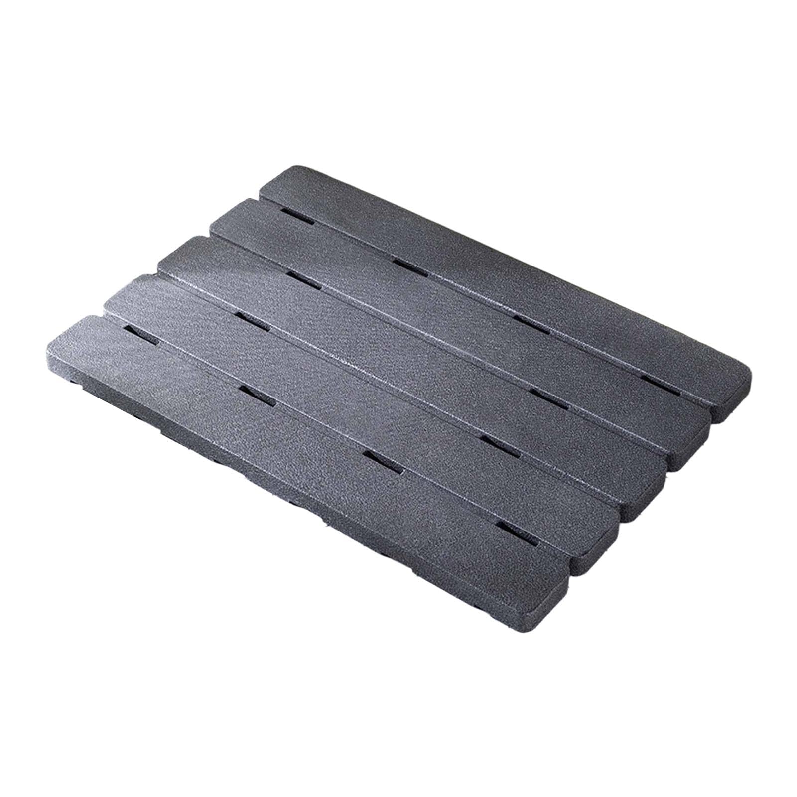 Homyl Tappeto Termico Antiscivolo Tappetino da Bagno Massaggiante Lavabile Adatto per Genitori Anziani Uso Quotidiano Bagno Casa Hotel, Grigio
