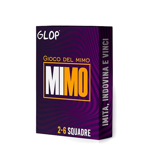 Glop Mimo - Giochi da Tavolo Adulti e Bambini (10+ Anni), Divertente Party Game di Società in Scatola per Famiglia e Gruppi, Edizione Italiana