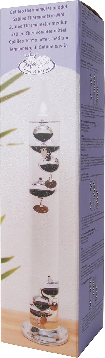 Esschert Design Galileo Thermometer, Medium