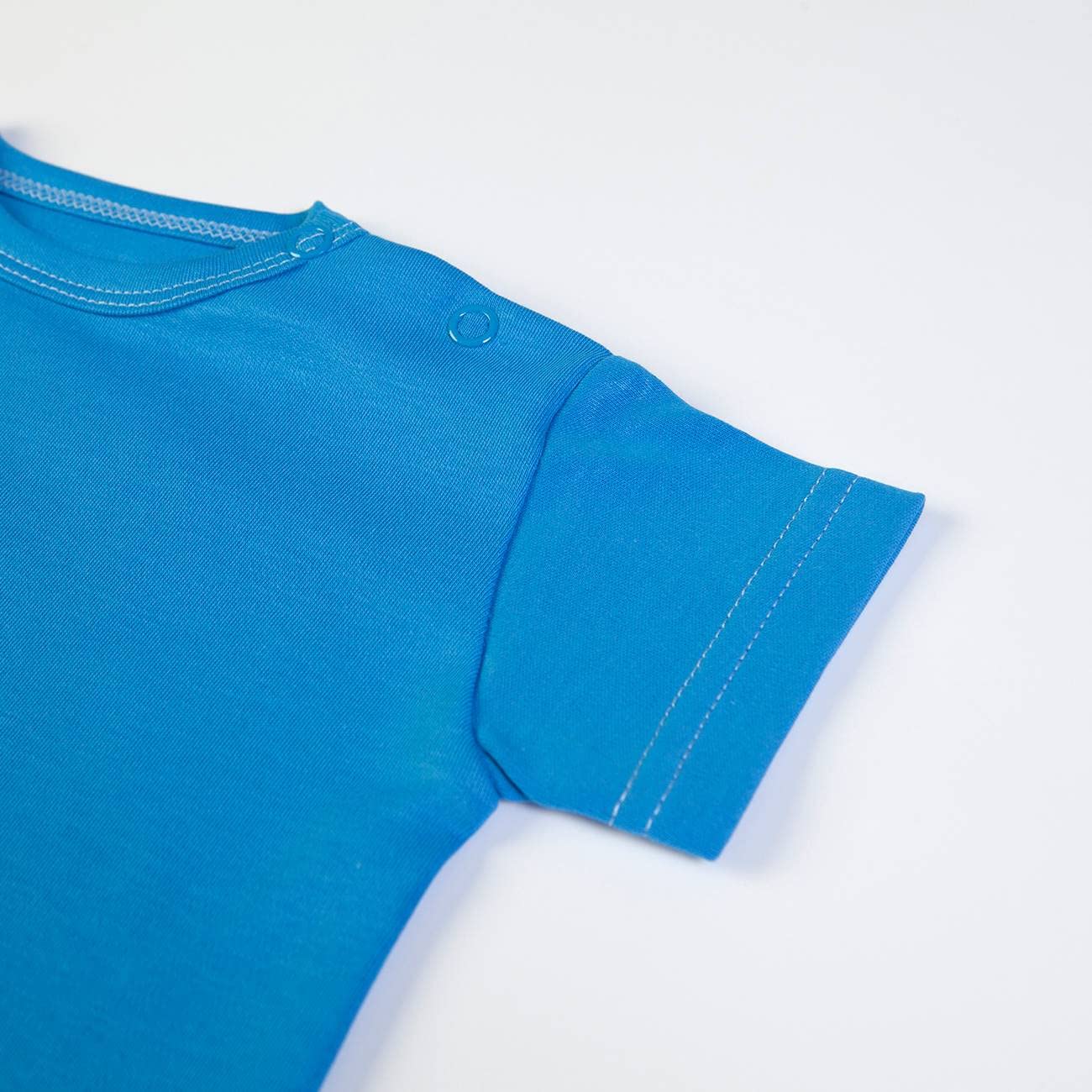 nene Baby-Strampler für den Sommer, aus Baumwolle, 1-18 Monate, grün und blau, Baby Shark, grün, 12 Monate