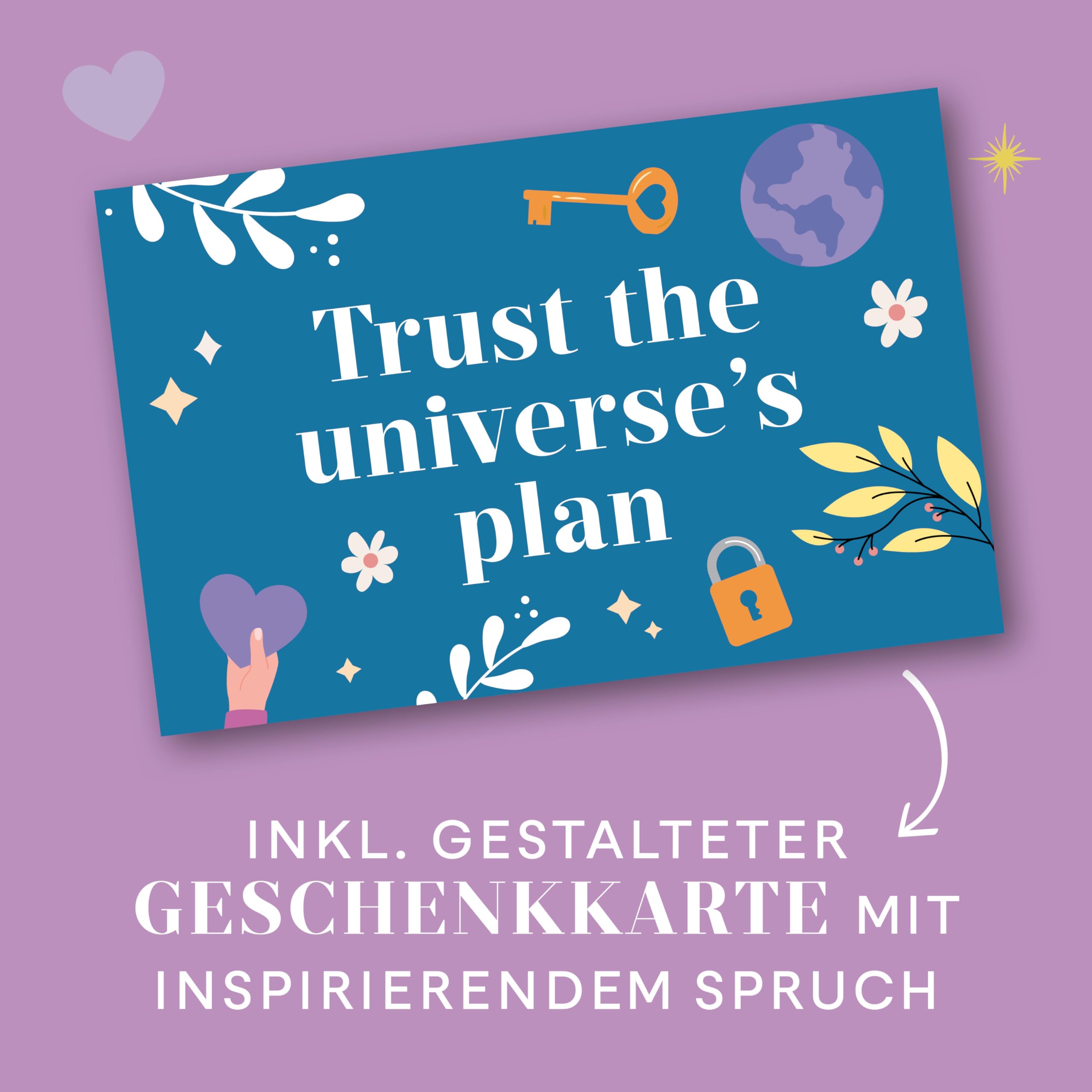 Follow your Feelings - Make your bracelet - Schmuckset Trust VE, 10 Ex.: Anleitung und Material für ein Armband. Mit gestalteter Geschenkkarte