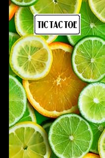 Tic Tac Toe: Games Fun Activities for Kids / Paper & Pencil Workbook for Games, Smart gifts for Family | Lemon Cover by Andrej Schneider