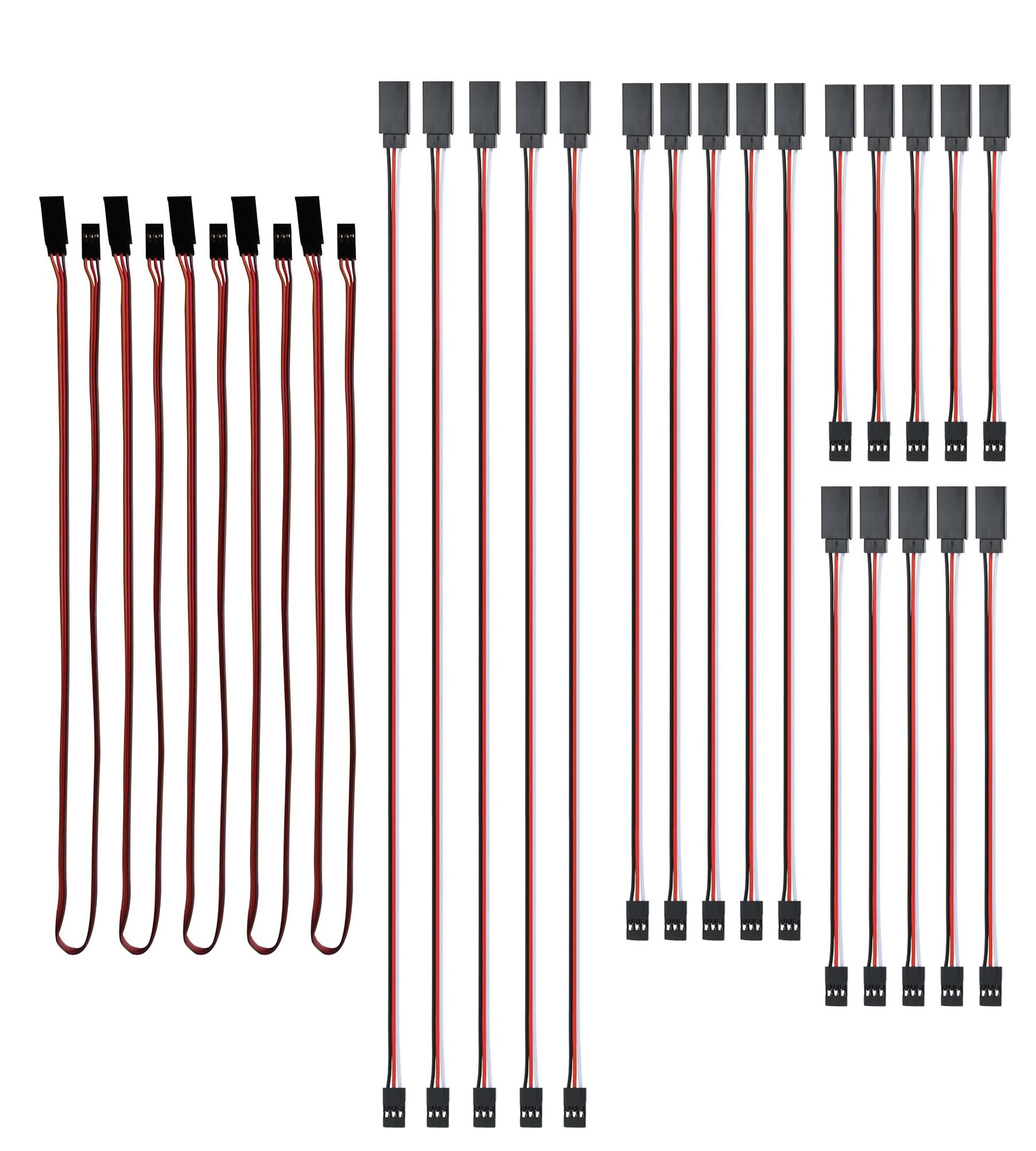 Servo Extension Câble Câble de connexion M2F JR Fiche pour avion RC