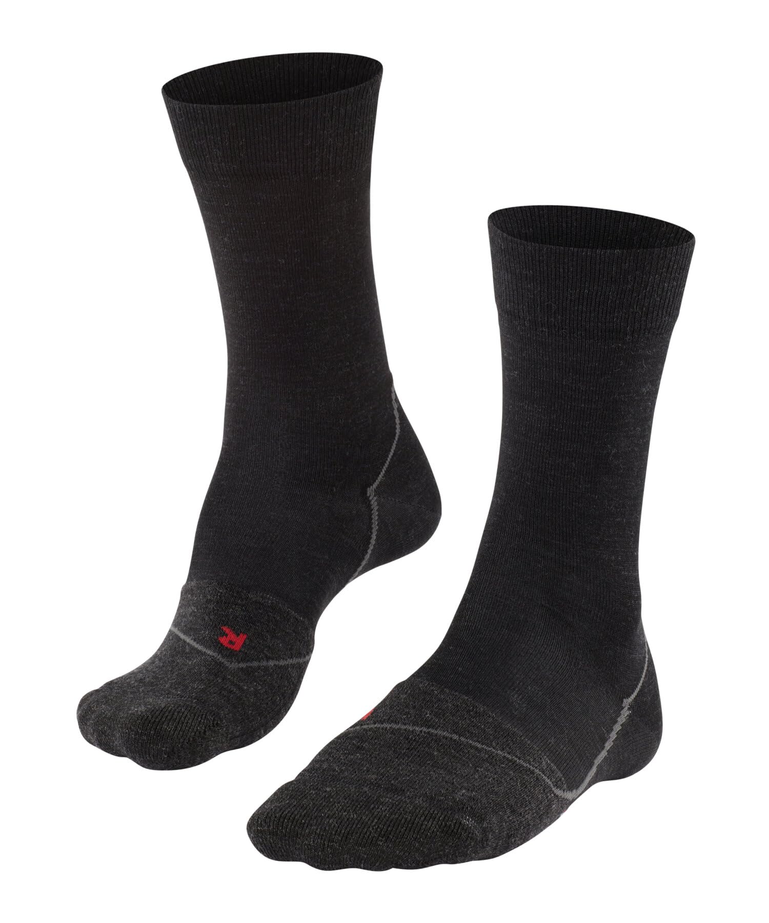 FALKE mixte BC Warm chaussettes de cyclisme thermiques milieu de pied et talon non-renforcés contact direct respirantes régulation climatique anti-odeur laine fil fonctionnel 1 paire