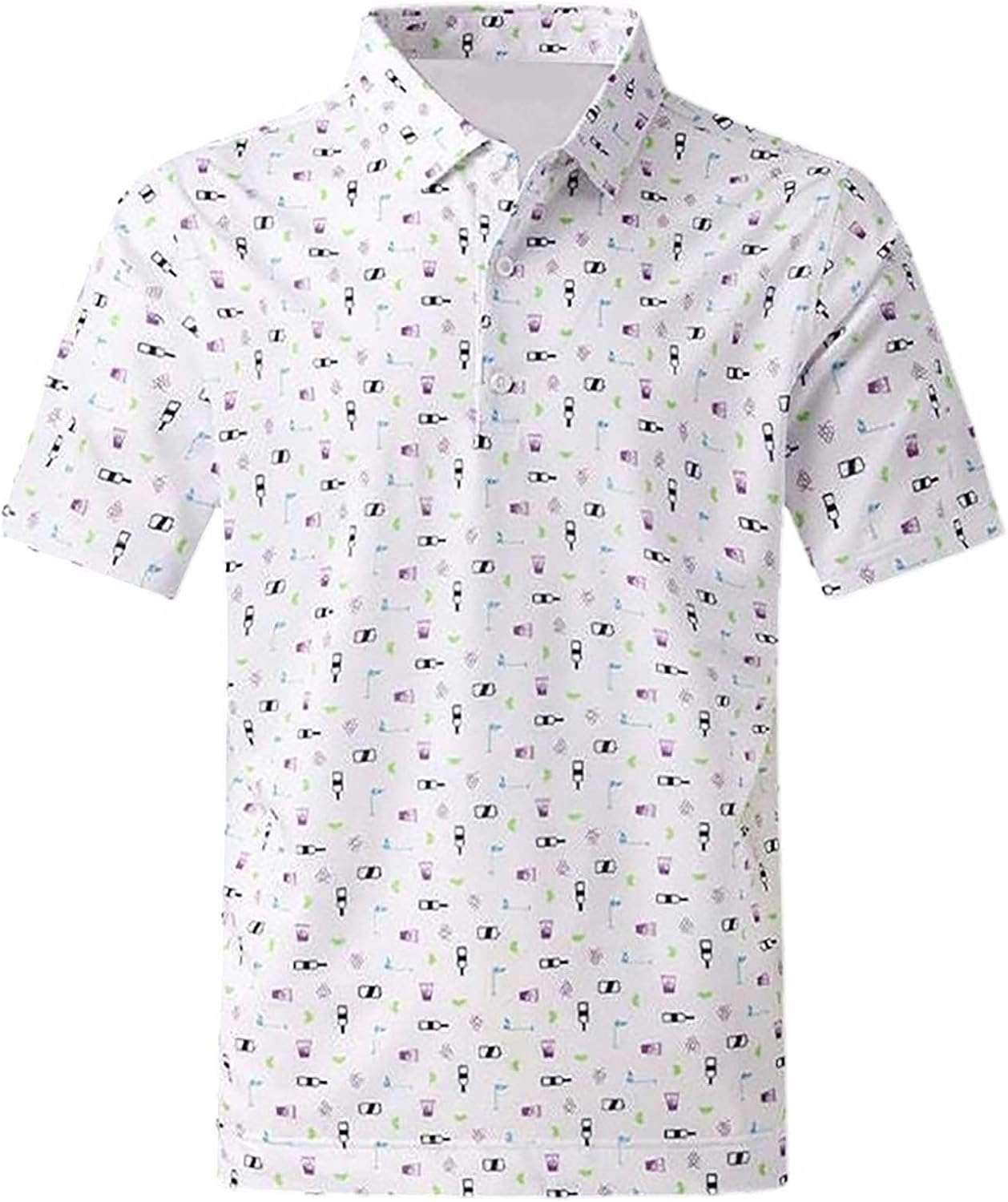 Short Sleeve Tops for Women Summer Casual Print Y2K Polo Tshirt Basic Relaxed Fit Weekend Workout Comfortable Summer Wear
