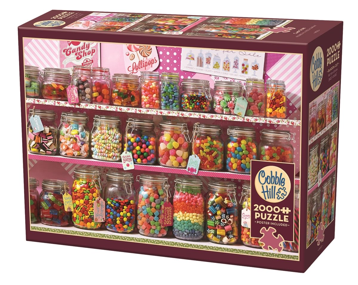 Conton Candy PURE angle サイン入りCD 2枚セット Amazon.com: Cobble Hill 2000 Piece Puzzle - Candy Store - Sample