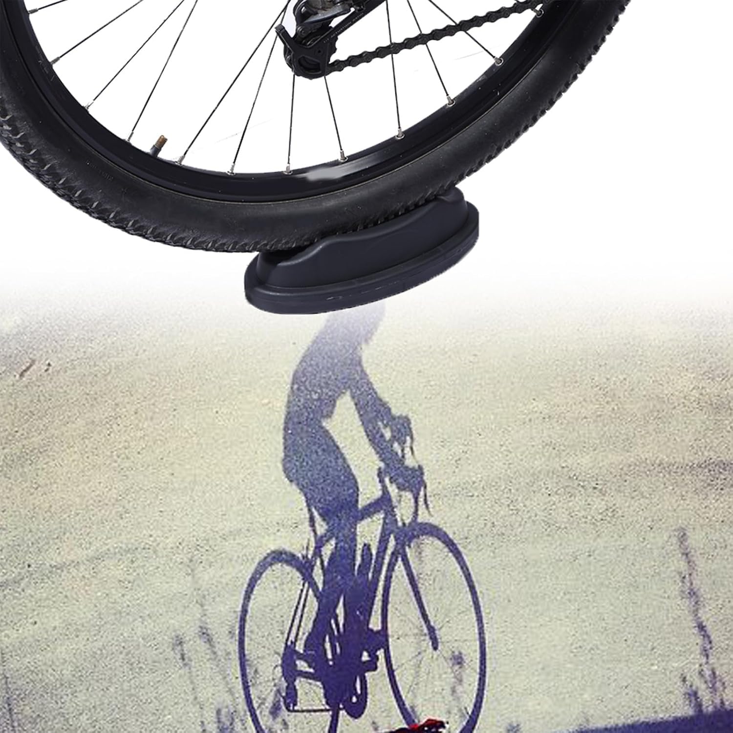 FTVOGUE Ciclismo Bloque Elevador de la Rueda Delantera Estabilizar la Bicicleta Turbo Soporte para el Entrenamiento de Bicicleta en Interiores Soporte para Entrenador de Bicicleta