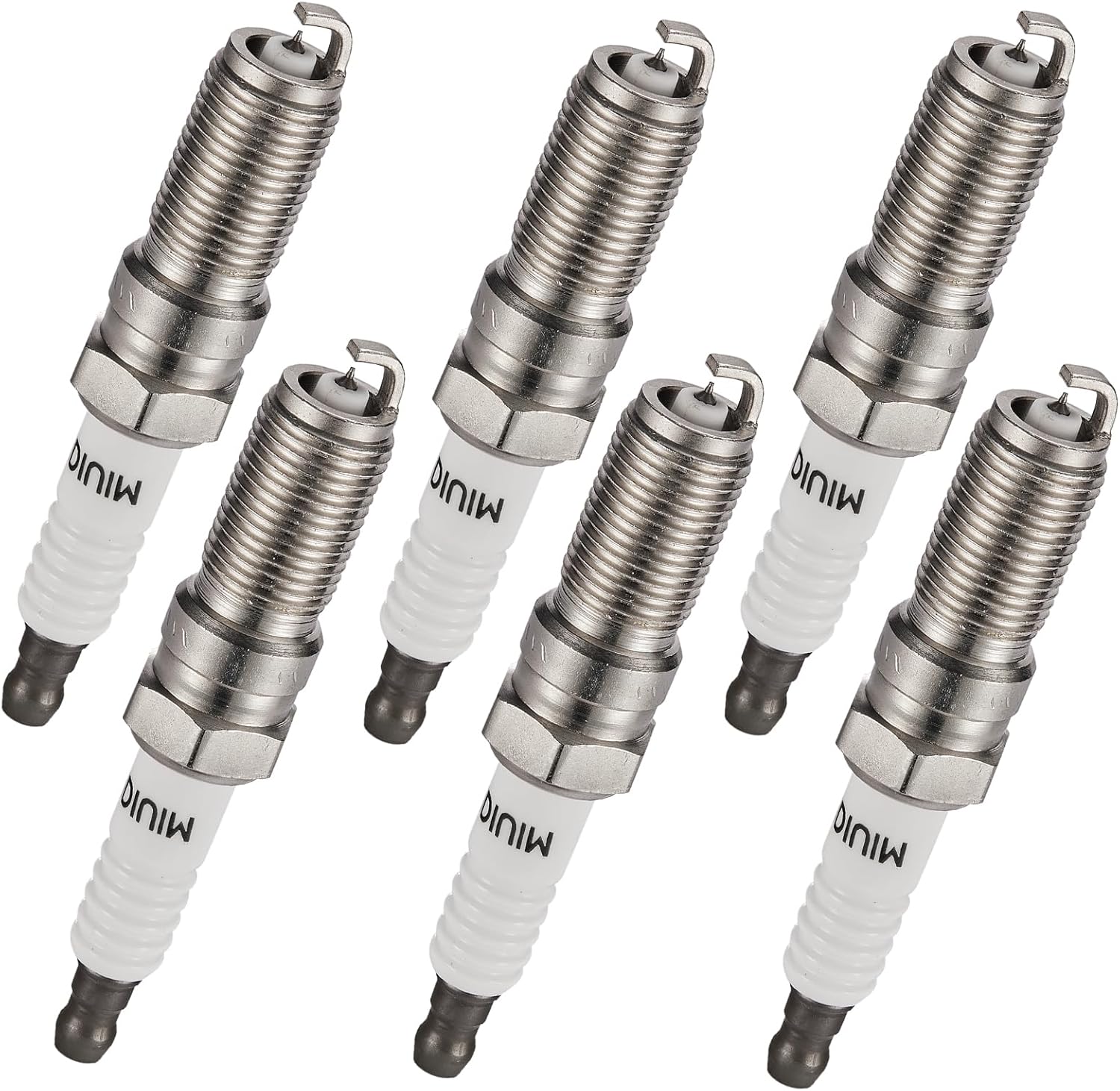 BDFHYK Set of 6 Iridium Spark Plug Compatible with Lincoln MKZ MKS MKT MKX,Compatible with Mercury Sable, Edge Fusion Taurus Taurus X Flex,3.5L 3.7L V6,Engine Replacement for 5019 LTR5GP