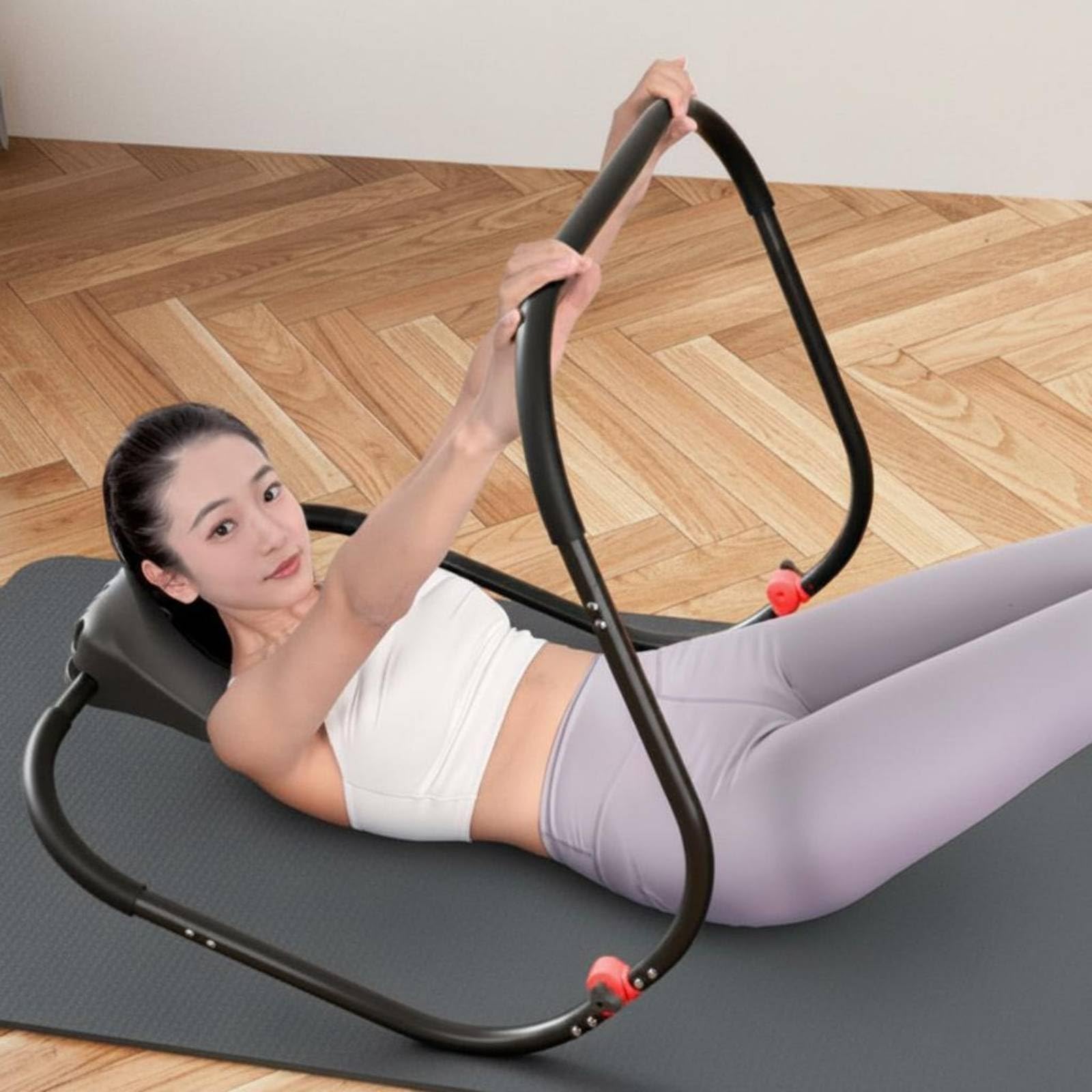 perfeclan Banco Abdominal Asistente de Abdominales Banco Core Entrenamiento Soporte Plegable Ajustable Material Acero Pu Espuma Apto para Ejercicios en Casa Tonificación del Abdomen Rutina Diaria