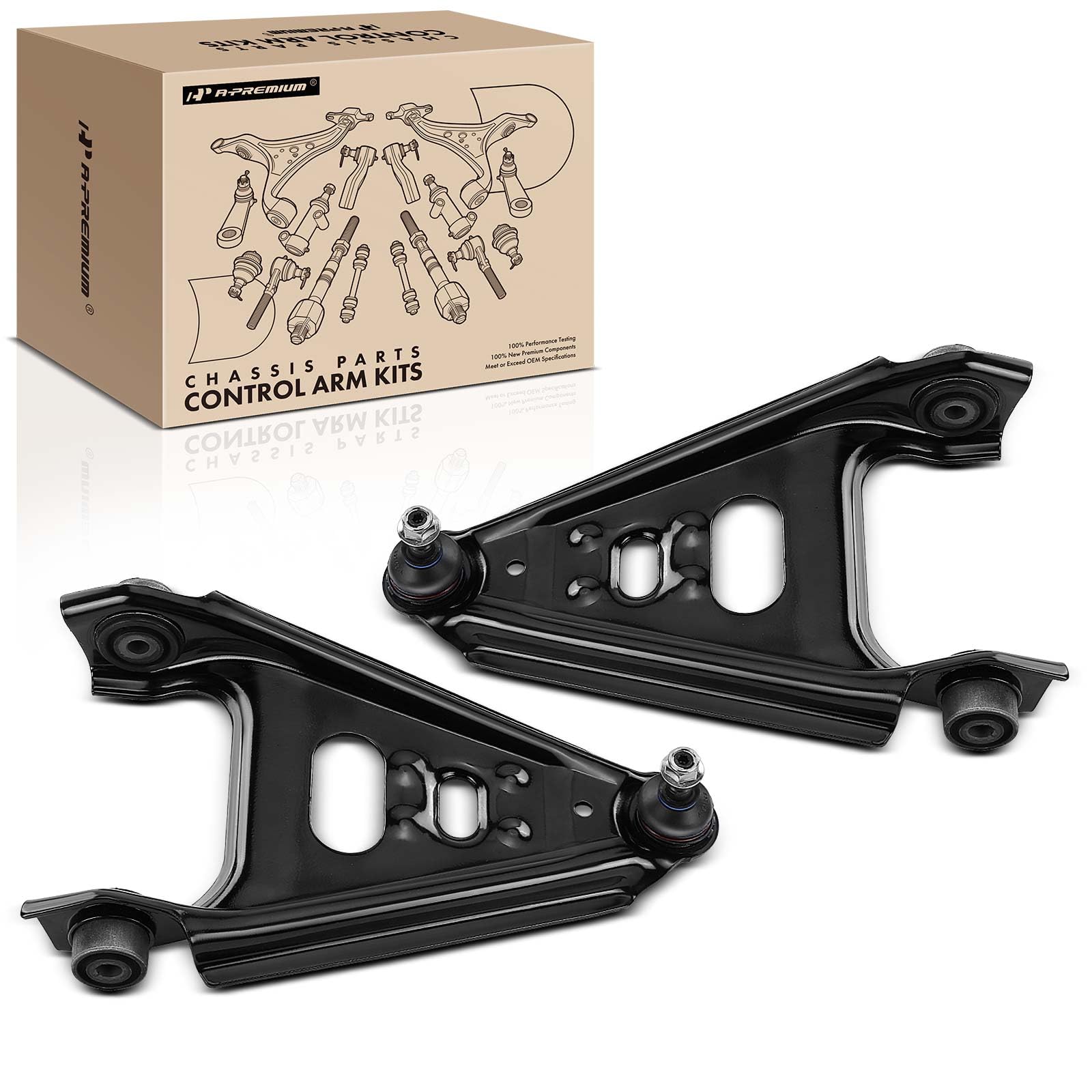 A-Premium Front Lower Control Arm, with Ball Joint & Bushing | Compatible with Smart Fort…