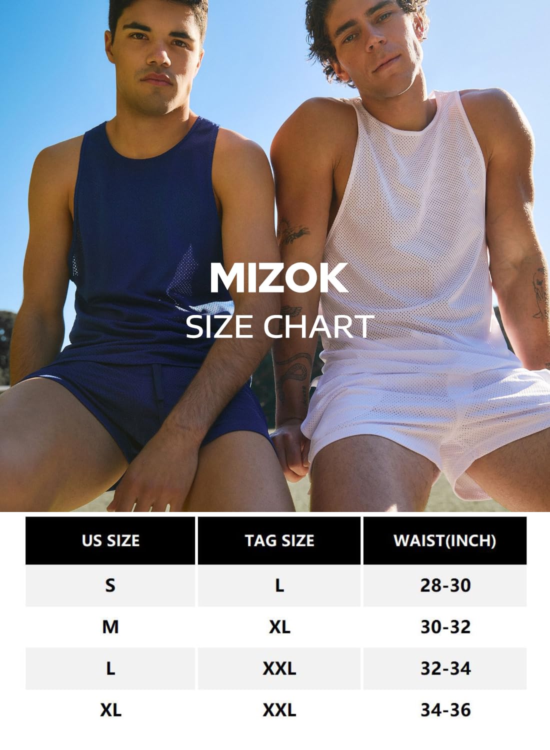 MIZOK Pantalones cortos de malla para hombre, de 3 pulgadas, para correr o ir al gimnasio