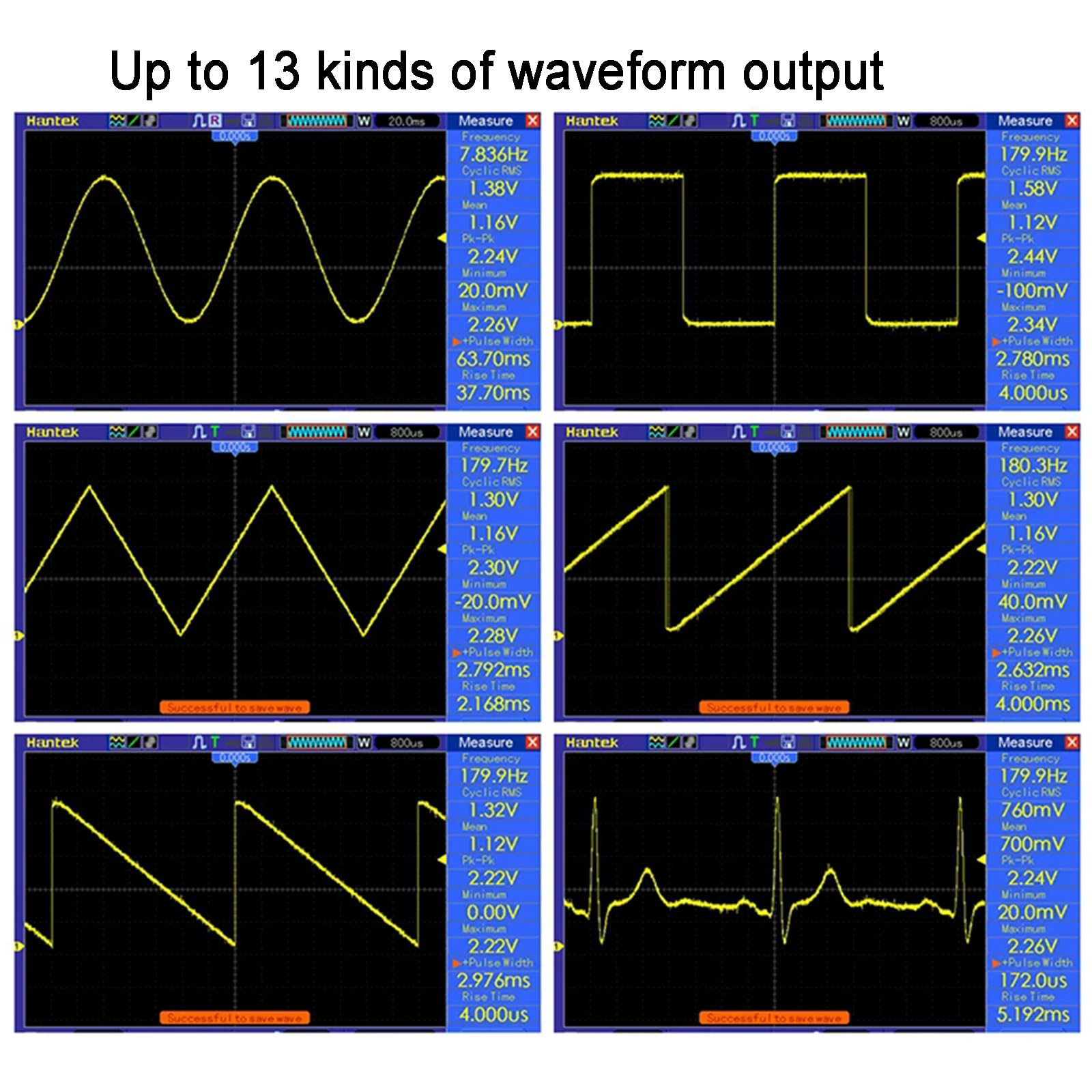 Generador De Ondas Schumann, Generador De Resonancia De Onda Sinusoidal Ajustable De 0,001 Hz A 200 Khz, Frecuencia Ultrabaja De 7,83 Hz, con 13 Salidas De Forma De Onda, para Pruebas