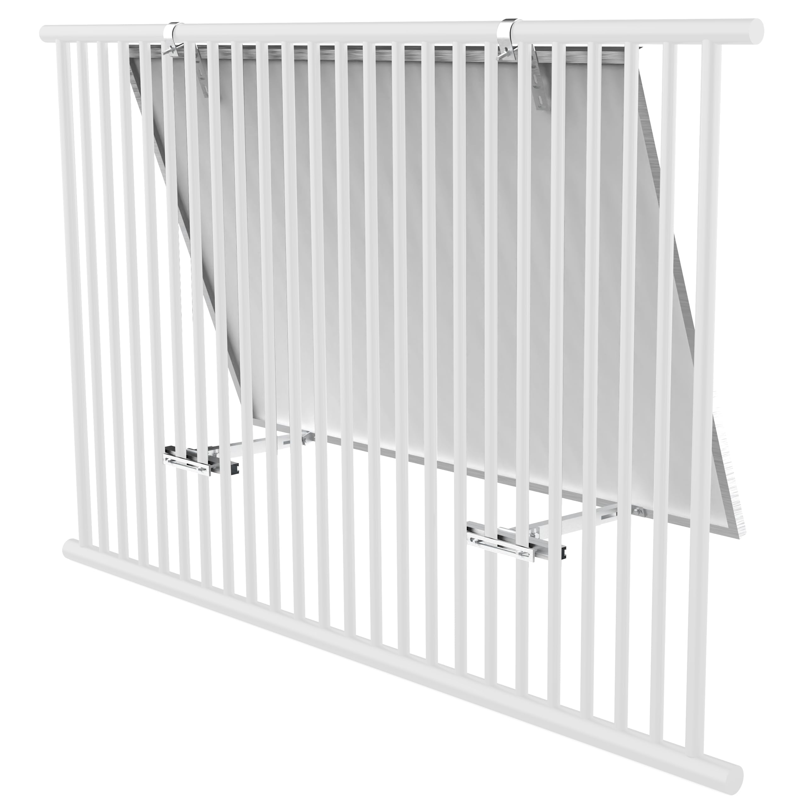 Kyaoayo - Supporto Per Centrali Elettriche Da Balcone, In Robusto Alluminio, Per Tutte Le Dimensioni Dei Pannelli Solari, Con Angolo Regolabile Di 0° O 15-30