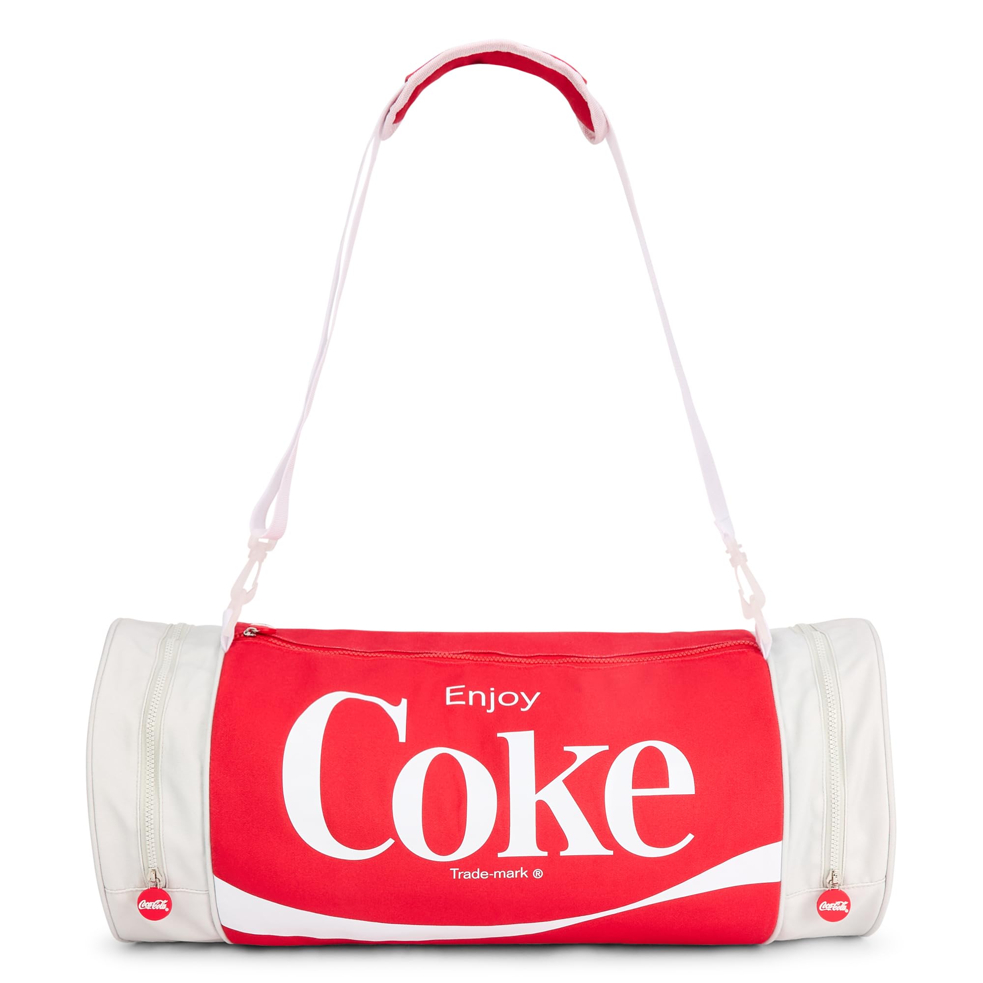 Official Coca-Cola Gym Duffle Bag for Men & Women | Classic Red Coke Fitness Holdall for Sports, Travel, Weekender Luggage