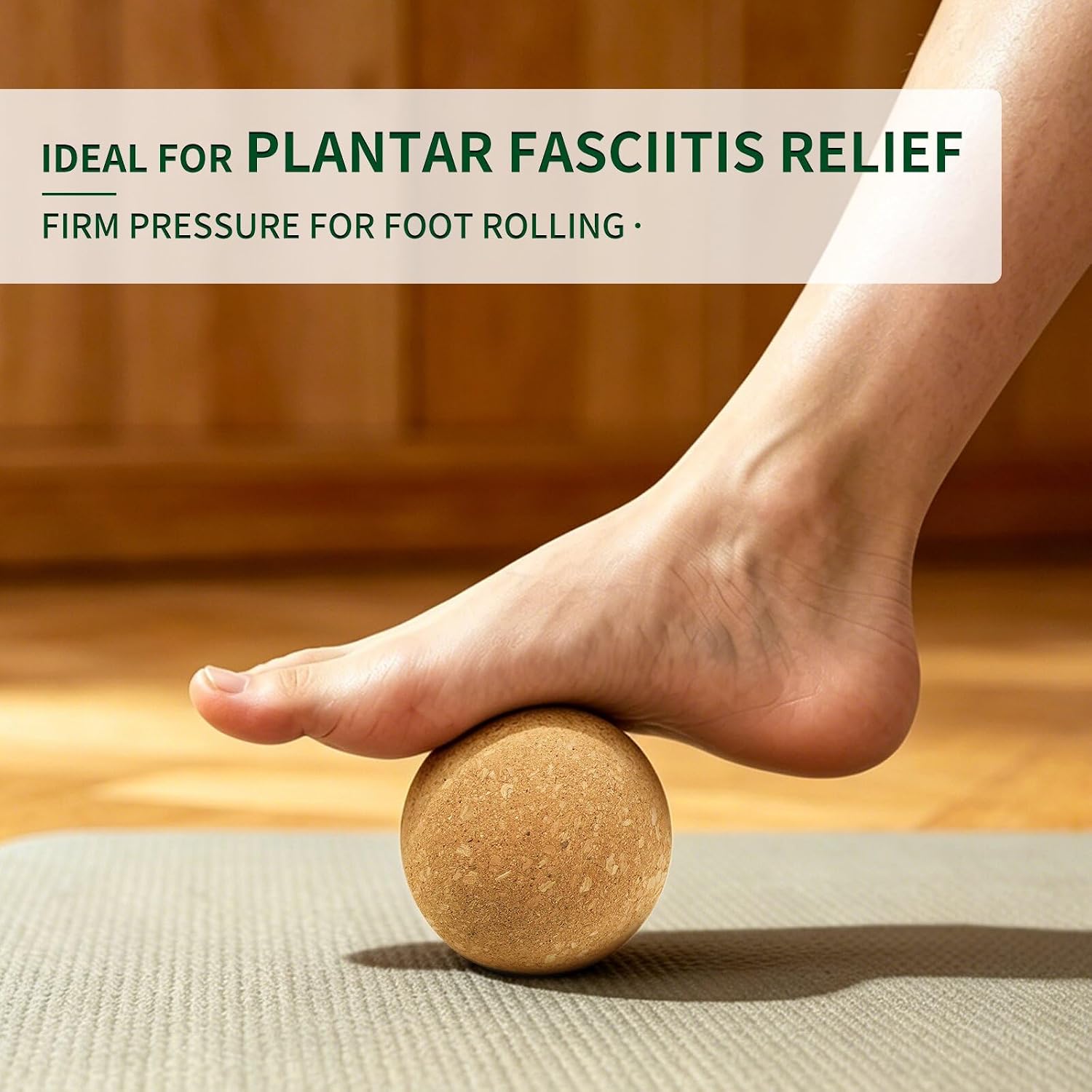 Cork Massage Ball -Trigger Point Ball for Fascia and Myofascial Release