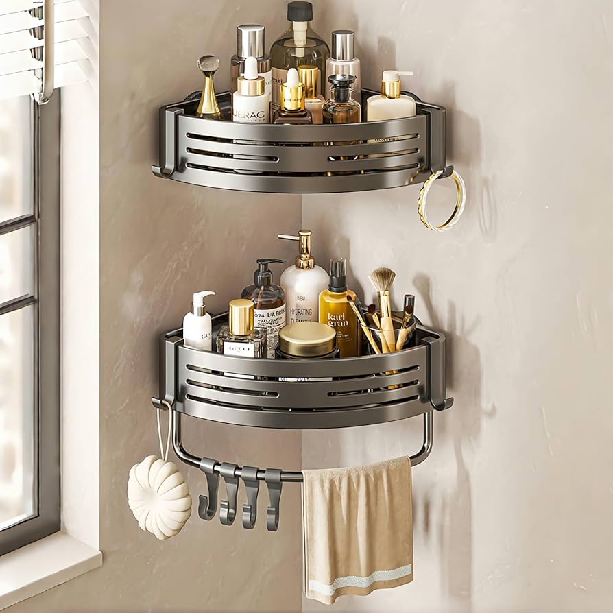 Amazon｜Reelyo 浴室 ラック 吸盤 シャンプー お風呂 風呂 洗面所 収納