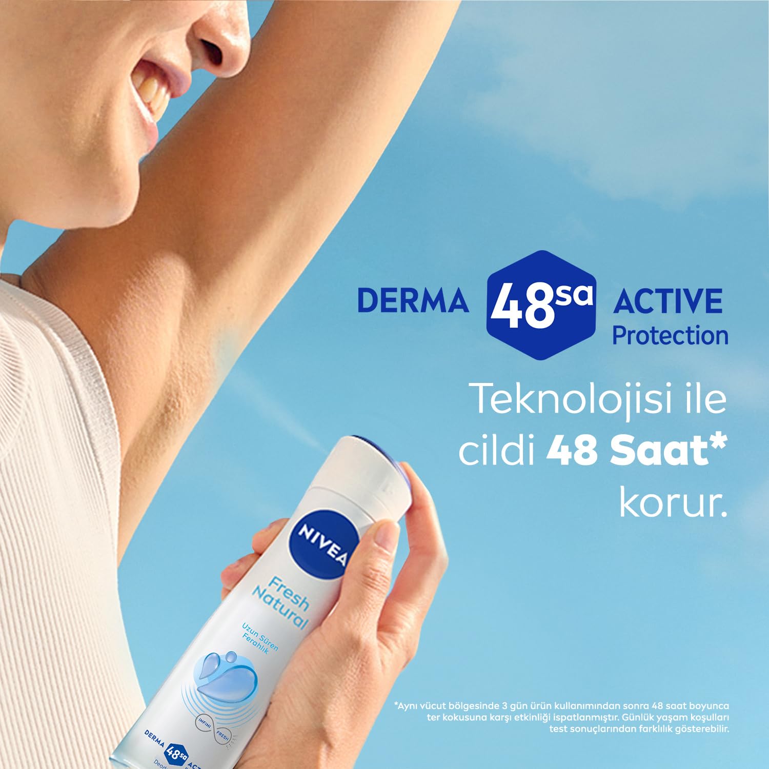 NIVEA Men Erkek Sprey Deodorant Fresh Active 150ml + NIVEA Kadın Sprey Deodorant Fresh Natural 150 ml