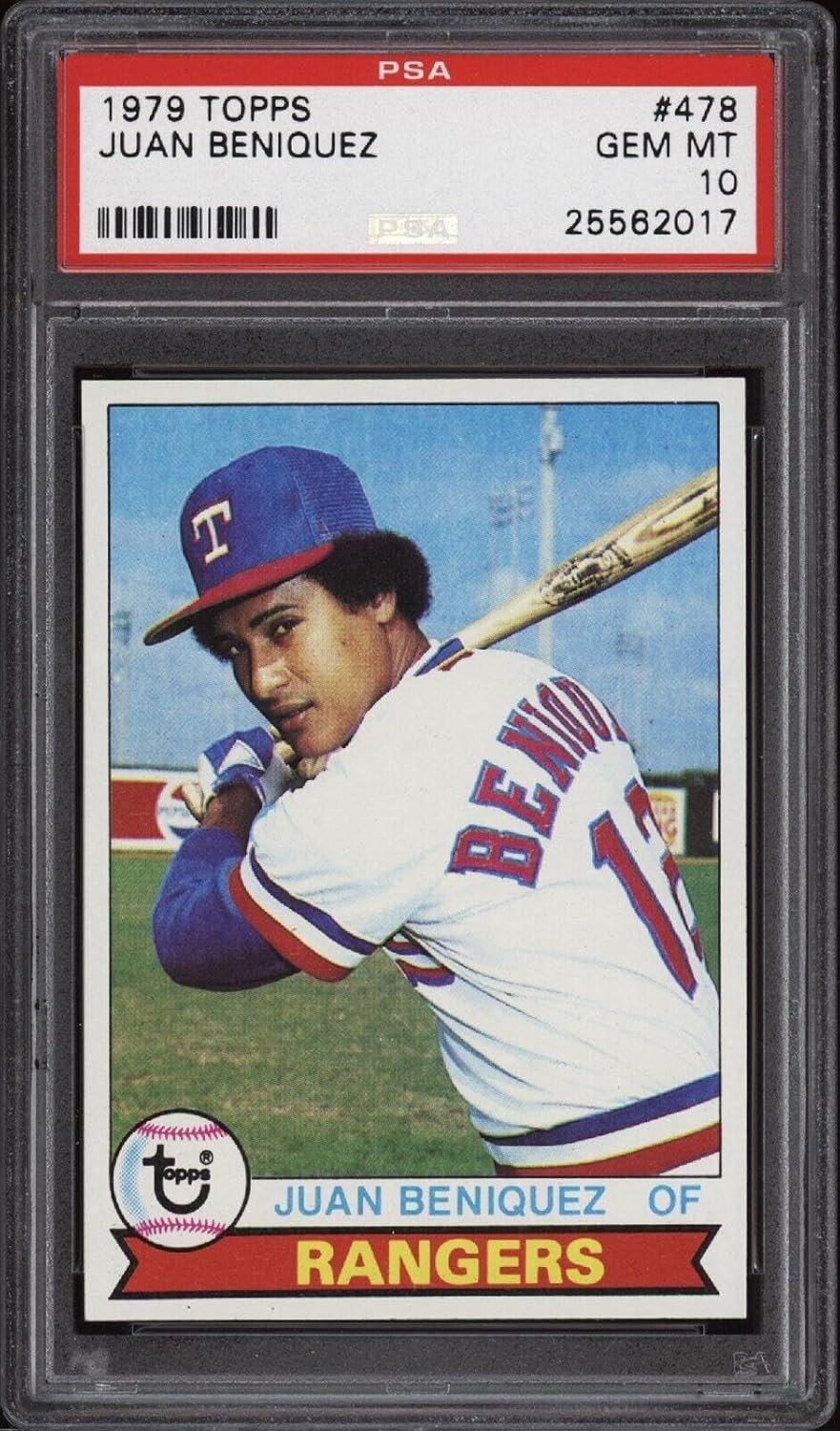 1979 Topps #478 Juan Beniquez - Rangers - PSA 10-25562017 - Baseball Card - Slabbed Baseball Cards