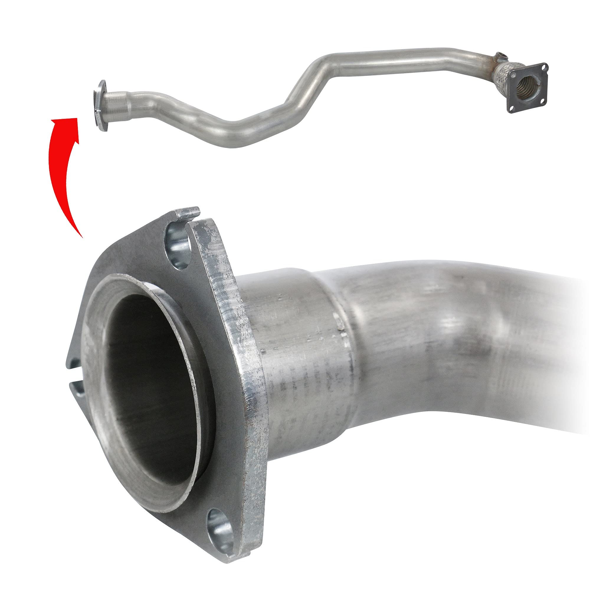 Catalizador + tubo de escape, incluye material de montaje | Compatible con: VW Golf IV, Golf IV Variant