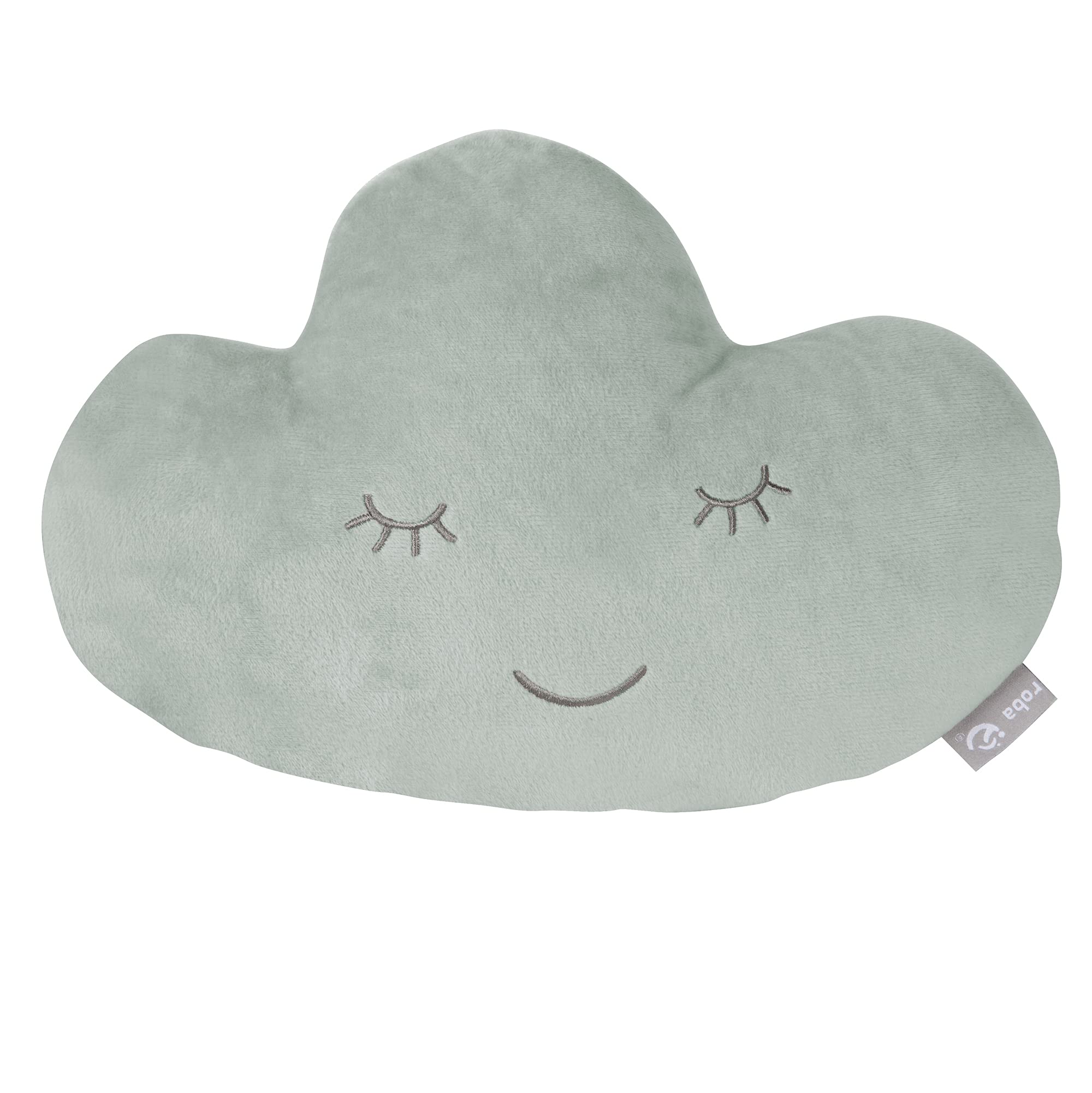 roba Style Cuddly Cushion Cloud Frosty Green Fluffy Decorative Cushion for Baby and Children's Room 205010V241 19 x 32 x 9 cm