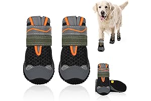 Inspired Protection for Winter Adventures: SlowTon Big Dog Booties for Enhanced Paw...