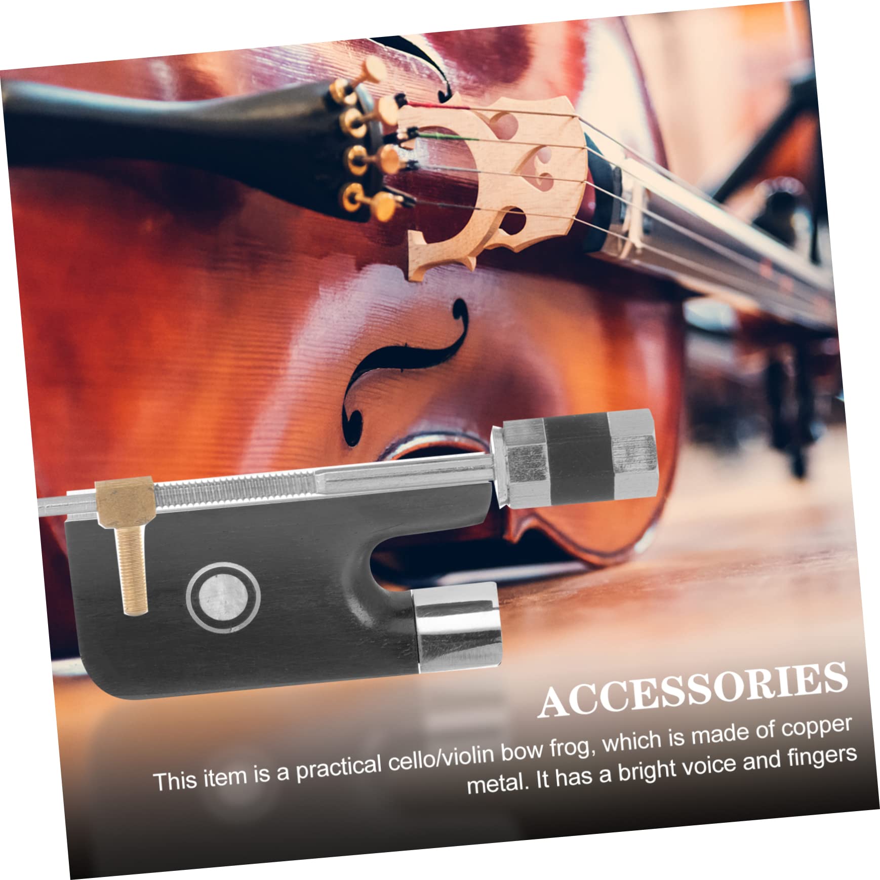 3sätze Professioneller Cello Bogen Frosch Ersatz Hochwertiger Metall Bogenfrosch Für Violine Und Cello Robustes Design Für Studenten Und Fortgeschrittene