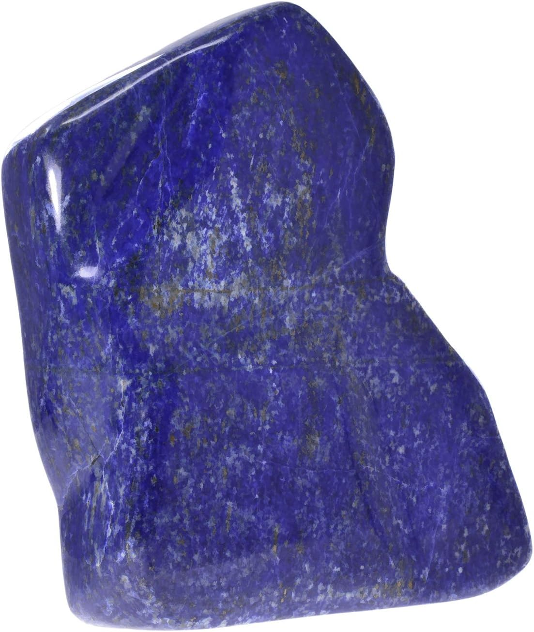 uGems Lapis Lazuli Rock Stone Freeform Specimen Slab (900 Grams)