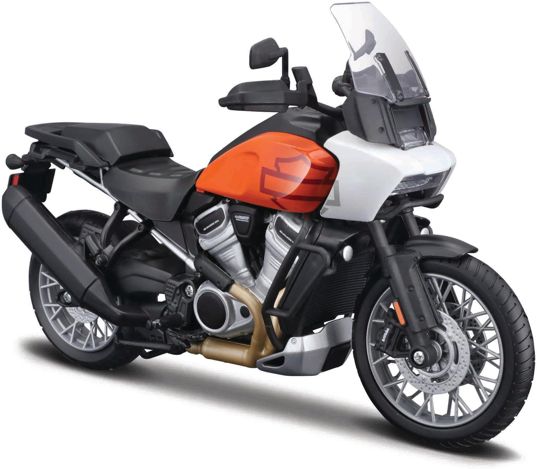 Maisto 1:12 H-D 2021 Pan America, Orange/Black/White