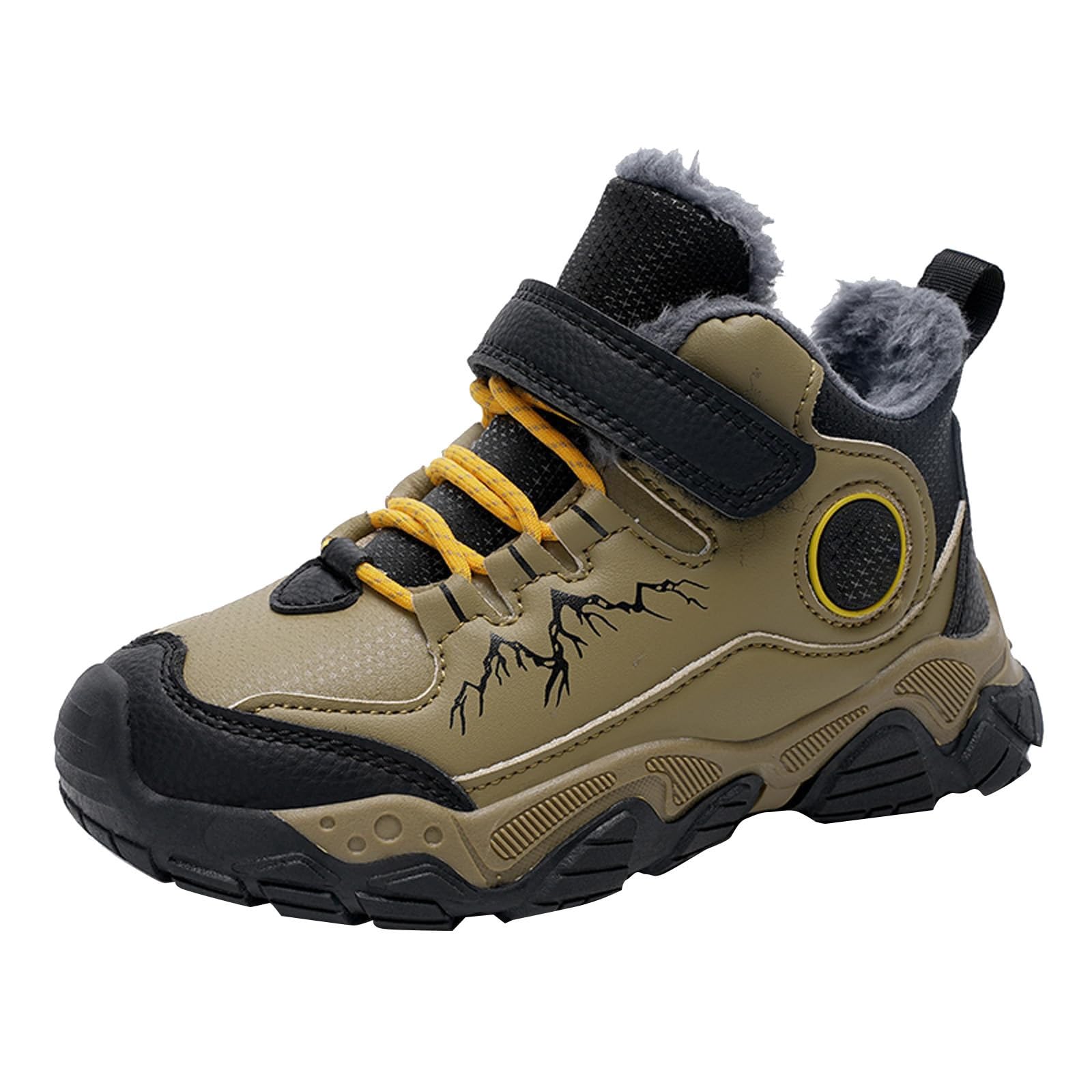 Stivali invernali per bambini, con calda imbottitura, invernali, scarpe da trekking, scarpe da trekking, scarpe da trekking, scarpe da trekking, scarpe da trail corsa, antiscivolo, 1