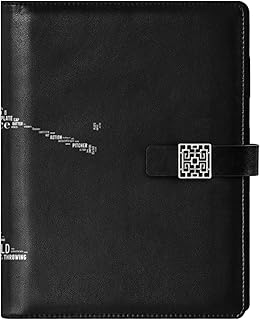 Man Baseball Batter Hits The Ball on Dark Refillable Journal Writing Notebook, PU Leather Hardcover Diary Note Book, Planner A5 Ruled Notepad for Agenda with Pen Holder