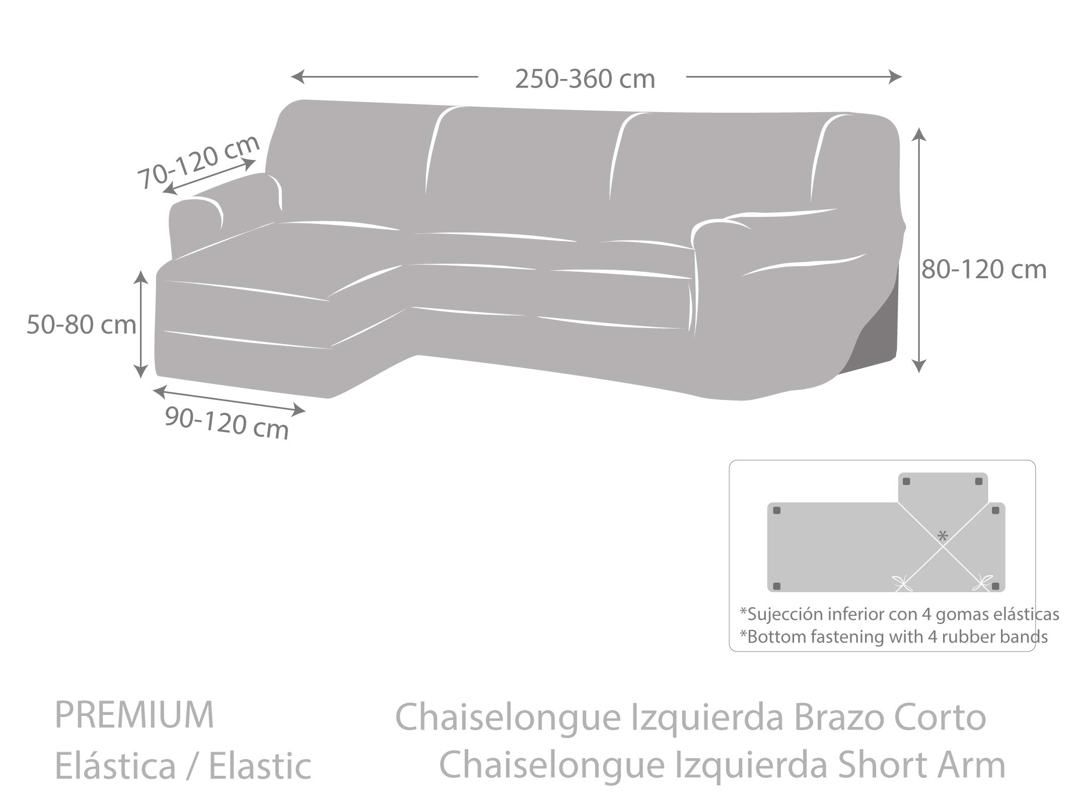 Eysa 3D Copridivano In Lycra Bi-Elastica - 2 Posti - Beige - Protezione E Rinnovo Per Divano